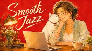 Thumbnail: let's take a little break ☕ smooth jazz with soft vocals — relaxing vintage café music for work