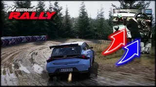 Thumbnail: Hyundai i20 Rally Wales WET / Turtle Beach VelocityOne Race Wheel Assetto Corsa Rally