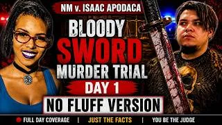 Thumbnail: New Mexico v  Isaac Apodaca   Bloody Sword Murder Trial   Day 1 No Fluff Version