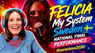 Thumbnail: FELICIA  - My System  Sweden 🇸🇪  National Final Performance  #eurovision2026 #reactions