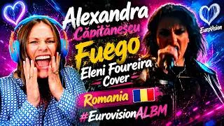 Thumbnail: Alexandra Căpitănescu - Fuego Eleni Foureira Cover  Romania 🇷🇴  #EurovisionALBM | #reactions