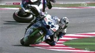 Thumbnail: Karel Abraham crash in slow-mo. Round 13 San Marino