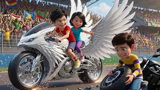 Thumbnail: Shiva The Pizza Boy 🍕🏍️ vs Rudra 🔥 Ultimate Bike Race | Pizza Bike to Super Bike | 