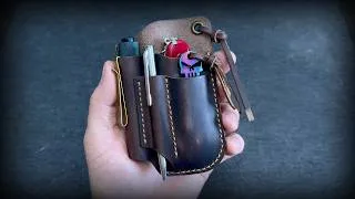 Thumbnail: Incredible DIY Process Leather POUCH for Knife and Flashlight (for HiKiNG)
