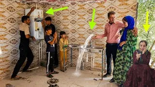 Thumbnail: A good day for Mina; Taleb and Hashim complete the kitchen plumbing