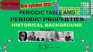 Thumbnail: Historical Background of Periodic Table | Class 11 Chemistry Chapter 1|Urdu Explanation| Taleem Zone