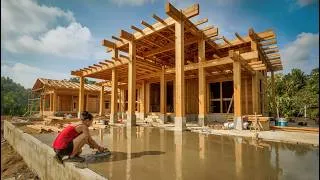 Thumbnail: That woman built the villa in her backyard herself in just 326 days. | by @trieuthicoi6868