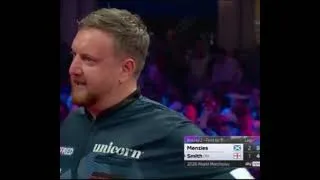 Thumbnail: CAMERON MENZIES UNWELL ON STAGE AT THE MATCHPLAY