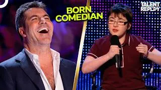 Thumbnail: He Was Only 14... But His Comedy Was WAY Too Good | Britain's Got Talent