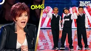 Thumbnail: These Tiny Dancers Walked In... Then TORE UP the Stage | America's Got Talent