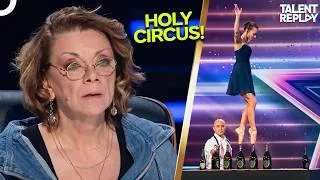 Thumbnail: She Didn't Only Walk on Bottles... She Risked Everything on Stage | Romania’s Got Talent 2026
