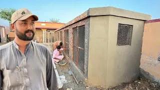 Thumbnail: New Birds Cages Ka Plaster Kaam Shuru! 🏗️ | Cages Plaster Kaam Tezi Se Jaari