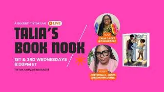 Thumbnail: Author CHRISTINA C. JONES on DEFINITELY NOT A THING, HOSTILE TAKEOVER & WONDER | Talia's Book Nook