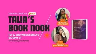 Thumbnail: Romance author BELLA JAY talks viral book and audiobook 12:01 and  BOOKMARKED | Talia's Book Nook