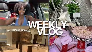 Thumbnail: new car, home decor shopping, game night and dance sessions | WEEKLY VLOG