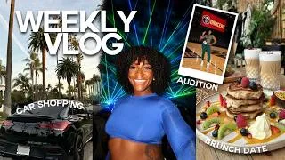 Thumbnail: WEEKLY VLOG: I'm just a girl | Car shopping, dancing in a music video, brunch date + concert