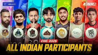 Thumbnail: Every Indian Team & Player at Esports World Cup 2026 - Full Breakdown