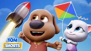 Thumbnail: Kite Flying (GONE WRONG) 🪁😱 Talking Tom Shorts | Cartoons for Kids