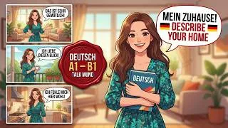 Thumbnail: How to Describe Your Home in German — The 15 Words Every Beginner Needs (A1–B1)