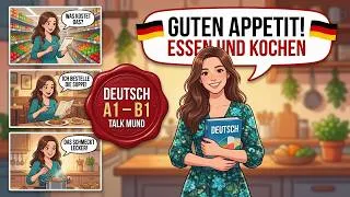 Thumbnail: Talking About Food and Cooking in German — The 15 Words Every Beginner Needs (A1–B1)