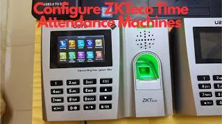 Thumbnail: How to Configure ZKTeco Time Attendance Machines | BioTime 9.5 Setup, Employees, Schedules & Reports