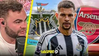 Thumbnail: "THIS IS DEVASTATING!" Olly Clink REACTS to Latest Update on Bruno Guimaraes' Transfer to Arsenal!
