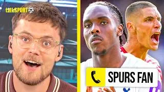 Thumbnail: "TEL COULDN'T BEAT AN EGG!" Spurs Fan RIPS INTO Squad after 0-0 Draw against Nottingham Forest!