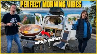 Thumbnail: 5AM Micro Camper Van Breakfast with a Million-Dollar View!