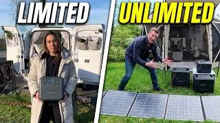 Thumbnail: 3 Bluetti Power Stations in A Tiny Nissan NV200 Camper Van?!