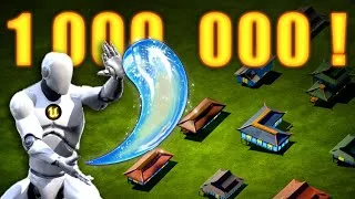 Thumbnail: Making 1 MILLION Houses for My WATER BENDING Game | Twisted Waters Devlog #2