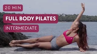 Thumbnail: 20-Min Full Body Pilates | Intermediate • Strength, Sculpt & Deep Core Flow