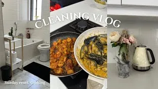 Thumbnail: Sunday reset Vlog 🍂| Cleaning marathon| Silent vlog|  Cooking #slowliving #silentvlog 
