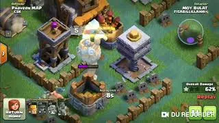 Thumbnail: Clash of Clans Funny Battle Machine Builder Sleep(Hang) on Wall