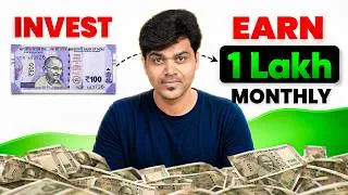 Thumbnail: Invest ₹100 Daily 💰 Earn 1 Lakh Every Month