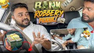 Thumbnail: Bank Robbery Prank 🤣 | பதட்டமா இருக்கு வண்டி நிருத்து 🤣 | Tamil Taxi Car Prank 