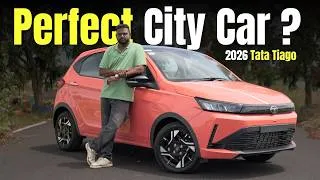Thumbnail: 🤔 எப்படி இருக்கு New Tiago ? | 2026 New Tata Tiago Tamil Review | Full Drive & Features