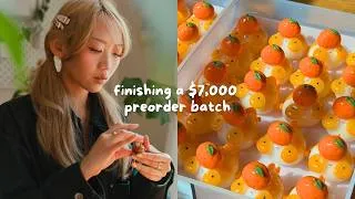 Thumbnail: Life of a Stay-at-Home Artist: sculpting, glazing, & packing 100+ orders for my shop