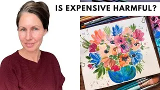 Thumbnail: These 3 expensive watercolor supplies might be ruining your paintings! 