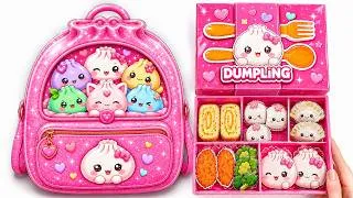 Thumbnail: Paper DIY💖What’s Inside Viral Dumpling School Blind Bag? 🥟🍱  Kawaii Bento Box ASMR Unboxing | Tana