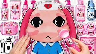 Thumbnail: Paper DIY💖ANIMAL HOSPITAL Nurse Skincare Makeup + NEW UPDATE Glow Up 💋 Tyler & Snowi Blind Box |Tana