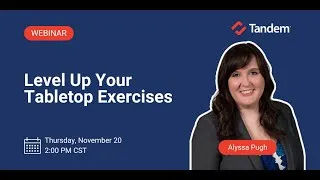 Thumbnail: Level Up Your Tabletop Exercises