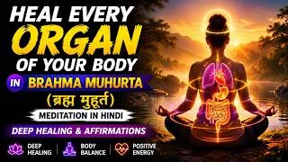 Thumbnail: Heal Every Organ of Your Body in Brahma Muhurta (ब्रह्म मुहूर्त) Meditation in Hindi | Deep Healing