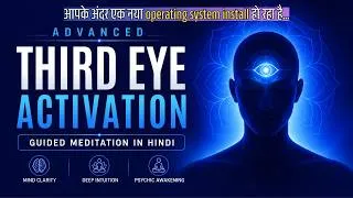 Thumbnail: Advanced Third Eye Activation Guided Meditation in Hindi | Deep Intuition & Mental Clarity