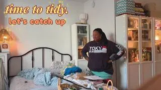 Thumbnail: 🪻📚🧺 SPRING CLEANING MY ROOM | (book haul, talking movies, new hobbies)