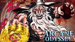 Thumbnail: Roblox Arcane Odyssey: Legend of Cannondore: Built To Throw Hands, Forced To Cast Spells