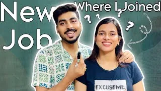 Thumbnail: New Job Reveal 🎉  || Here's Where I Joined 👩‍💻 || Interview Experience & Preparation 📚