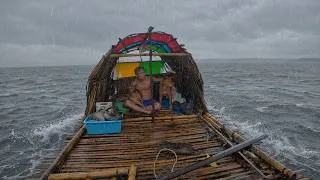 Thumbnail: EXTREME SOLO SURVIVAL CAMPING CHALLENGE ON RAFT IN HEAVY RAIN  CATCH & COOK WITH MY DOGS!