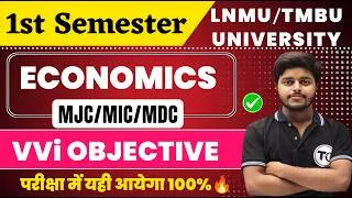 Thumbnail: 1st Semester Economics MJC/MIC /MDC important Questions TMBU/LNMU Unuversity | Economics