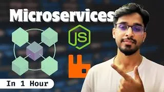 Thumbnail: Microservices with Node.js & RabbitMQ – Full Project + System Design (Beginner to Advanced)