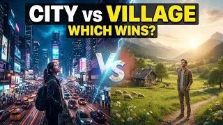 Thumbnail: City Life vs Village Life: Which One Wins? | The Ultimate 10-Minute Showdown!